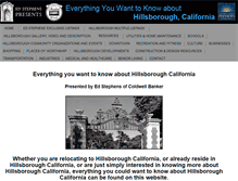 Tablet Screenshot of hillsboroughcalifornia.org